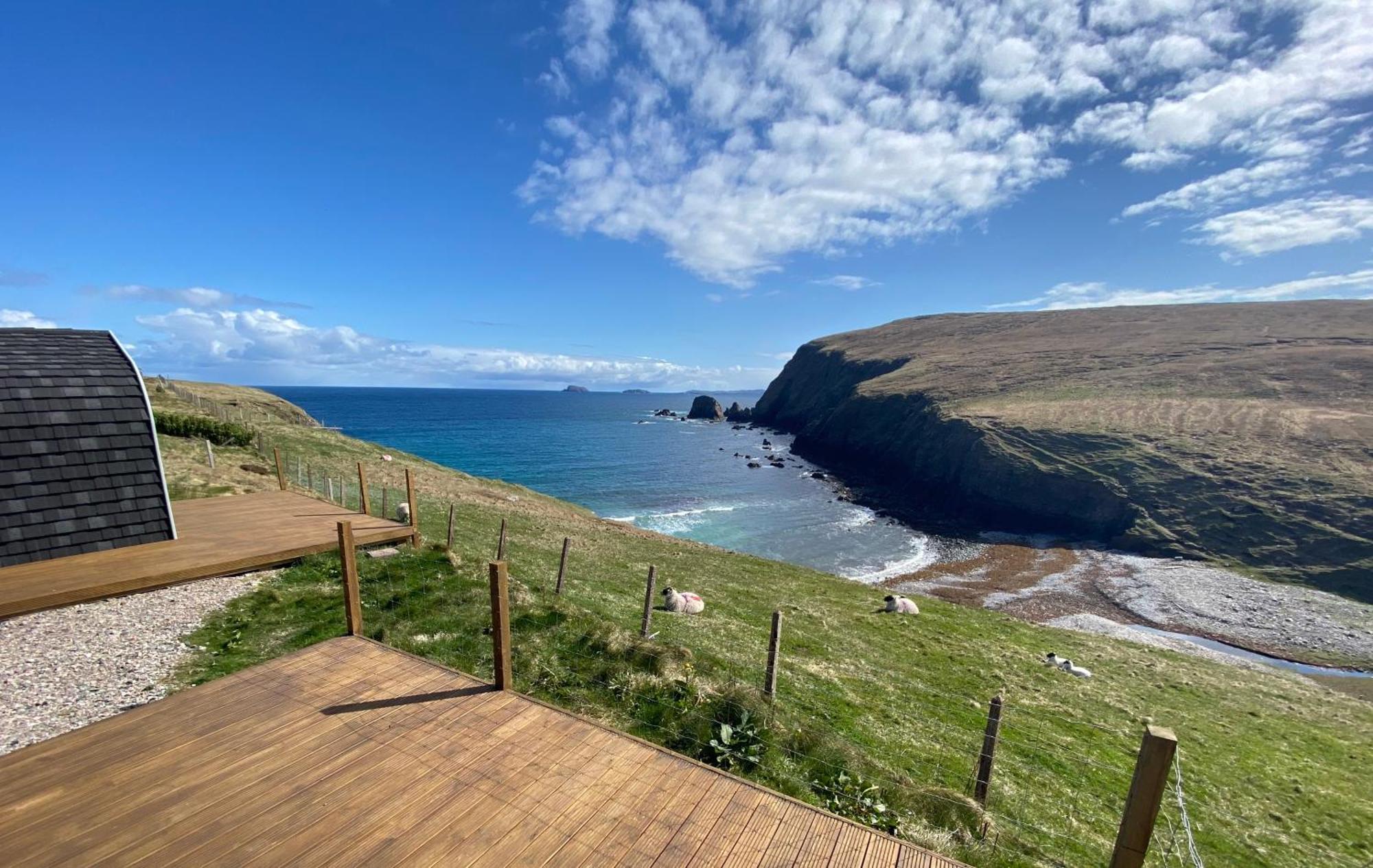 Seapods - Isle Of Lewis - Luxury En-Suite Pods On The Edge Of The Atlantic Ocean Aird Uig Dış mekan fotoğraf