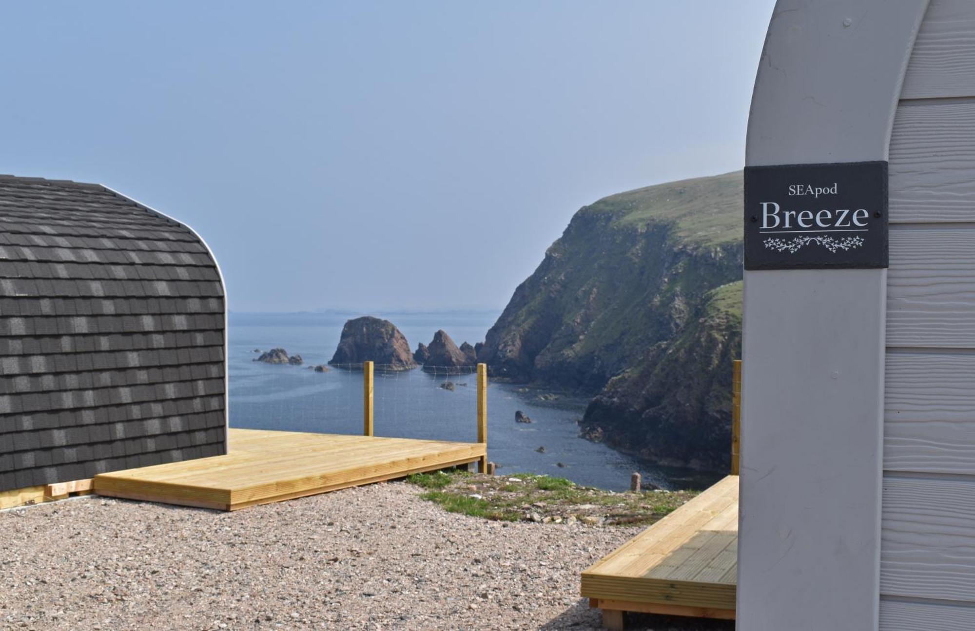 Seapods - Isle Of Lewis - Luxury En-Suite Pods On The Edge Of The Atlantic Ocean Aird Uig Dış mekan fotoğraf