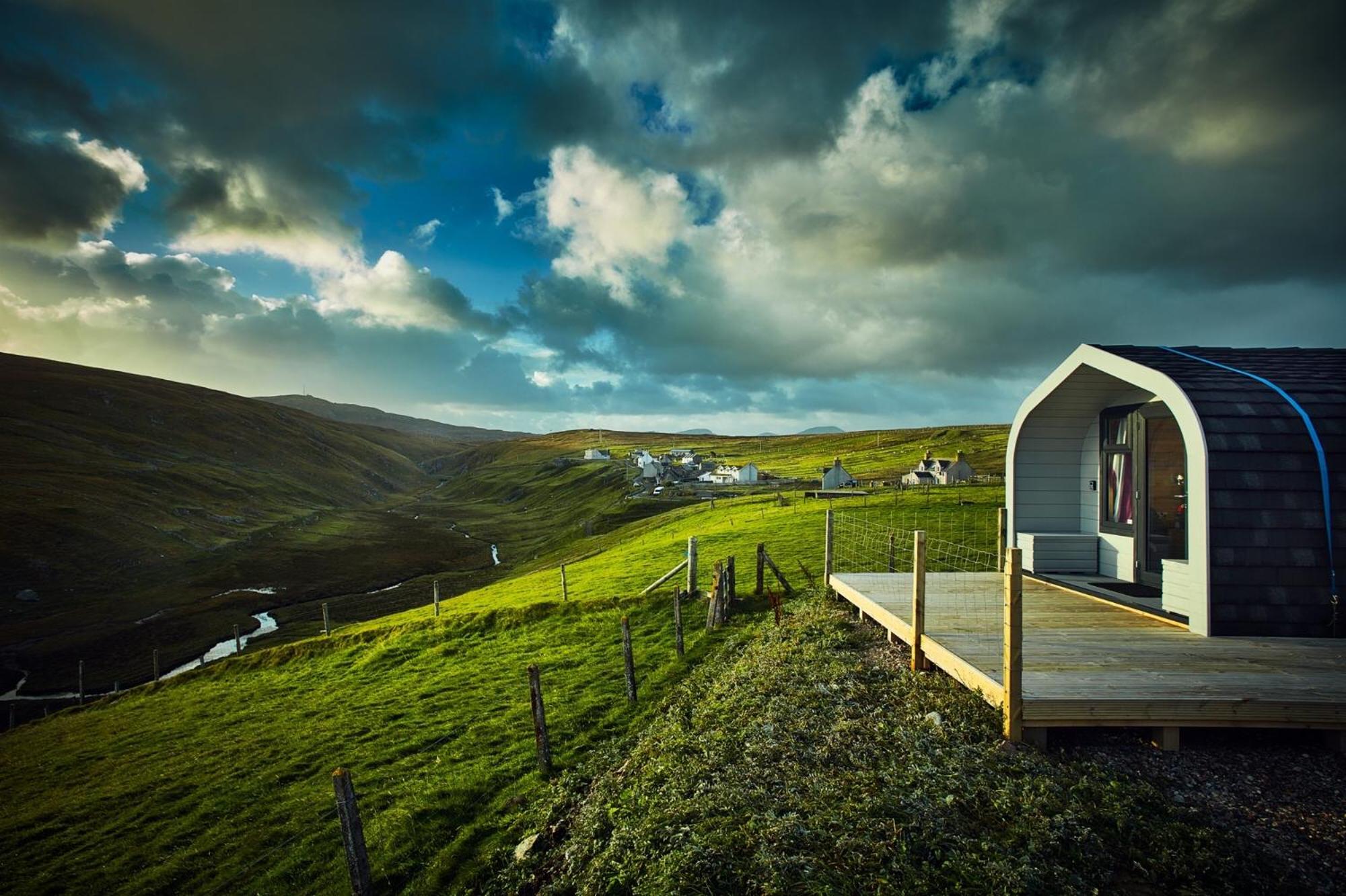 Seapods - Isle Of Lewis - Luxury En-Suite Pods On The Edge Of The Atlantic Ocean Aird Uig Dış mekan fotoğraf